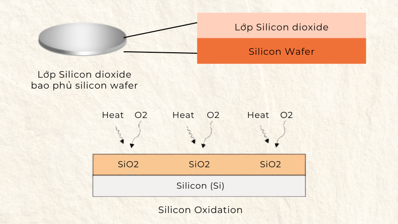 Quá trình oxi hoá trong quy trình sản xuất chip bán dẫn